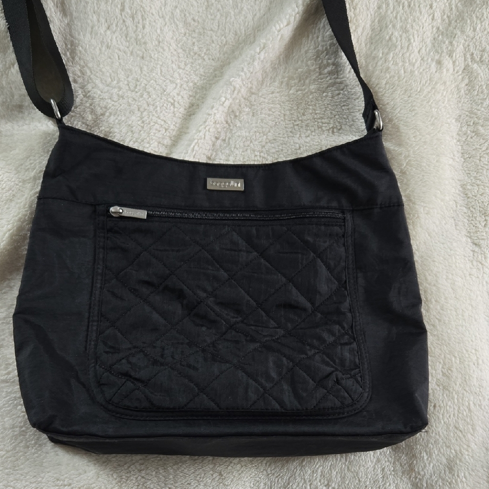 Baggallini Black Quilted Shoulder Bag